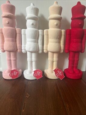 Your Choice 12” Flocked Nutcracker Figurine Decor